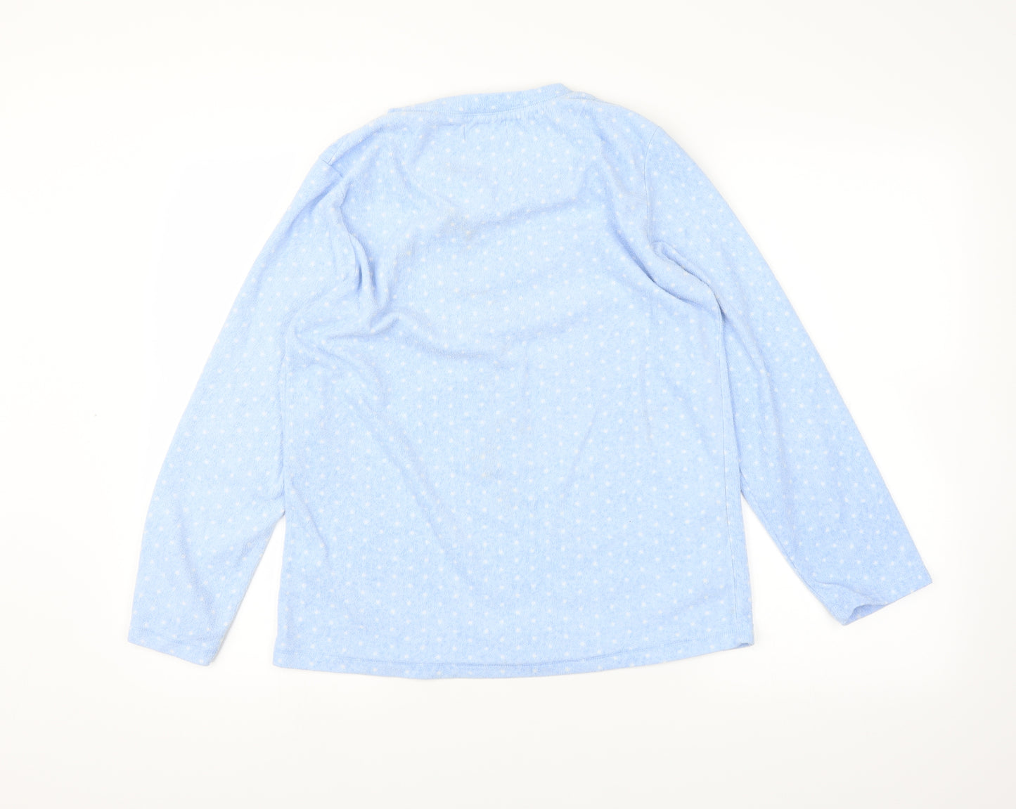 love to lounge Womens Blue Polka Dot  Pullover Jumper Size M