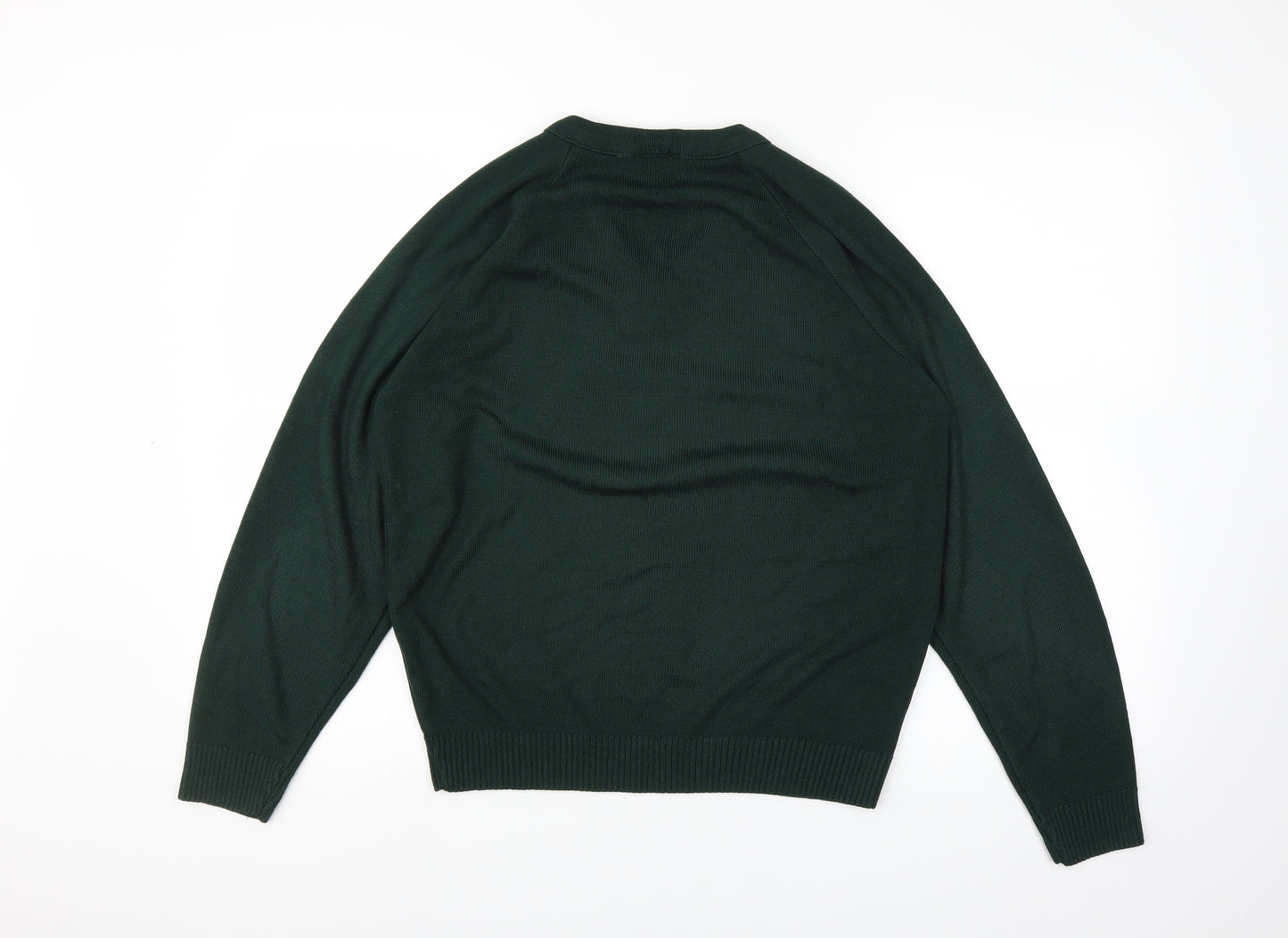 Michael Sehgal Mens Green   Pullover Jumper Size S