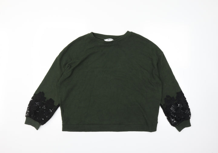 Dorothy Perkins Womens Green   Pullover Jumper Size 14