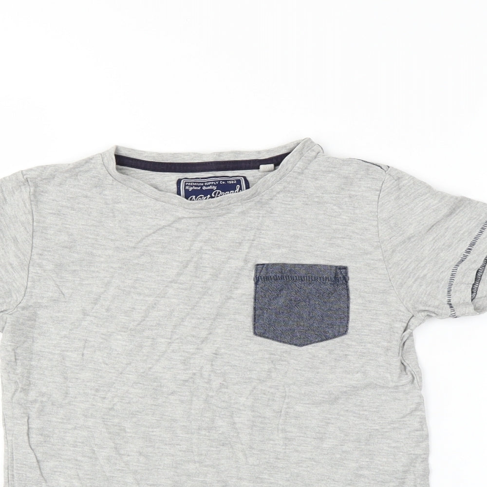 NEXT Boys Grey   Basic T-Shirt Size 6 Years
