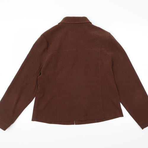 Jumper Womens Brown   Jacket  Size 14