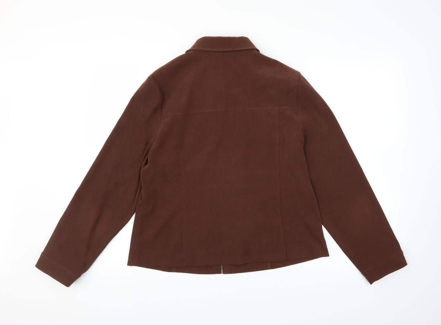 Jumper Womens Brown   Jacket  Size 14