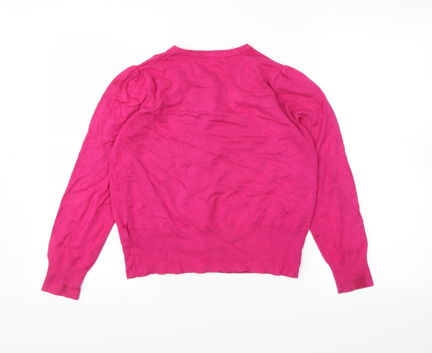 Marks and Spencer Womens Pink   Cardigan Jumper Size 14