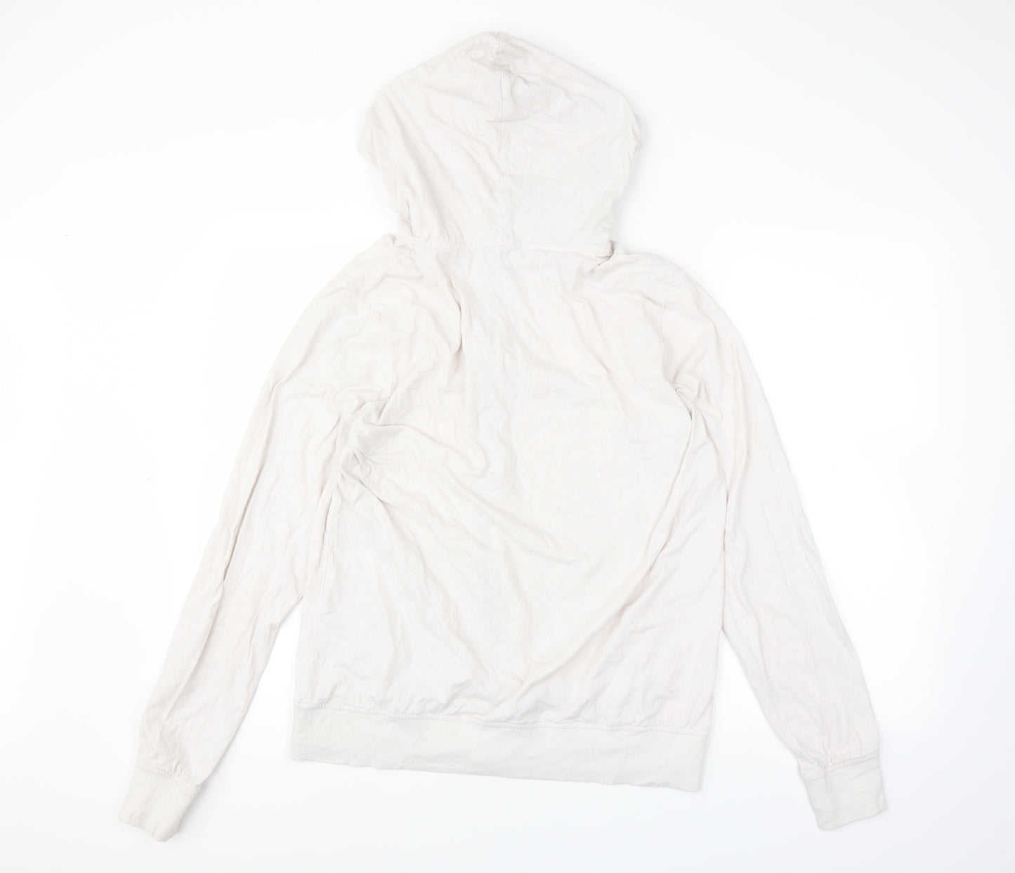 AllSaints Mens White   Full Zip Hoodie Size L
