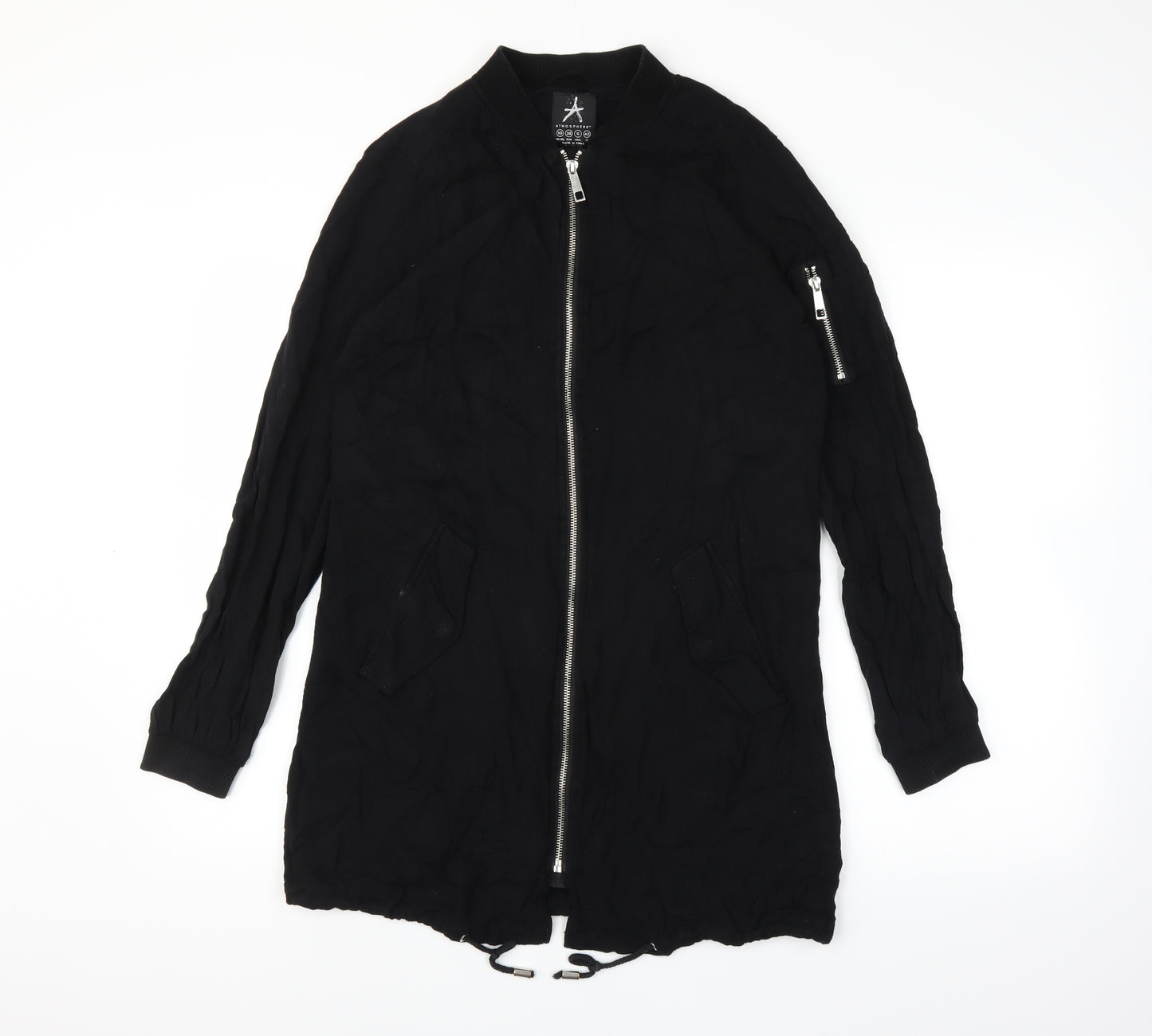 Atmosphere Womens Black   Bomber Jacket Jacket Size 10