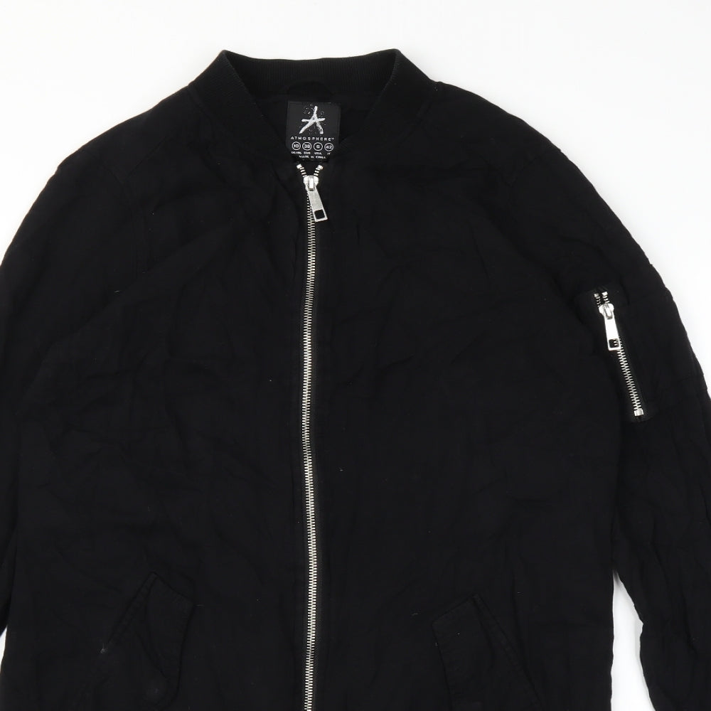 Atmosphere Womens Black   Bomber Jacket Jacket Size 10