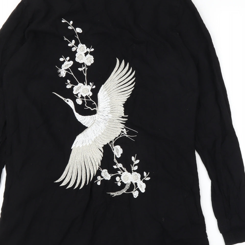 Atmosphere Womens Black   Bomber Jacket Jacket Size 10