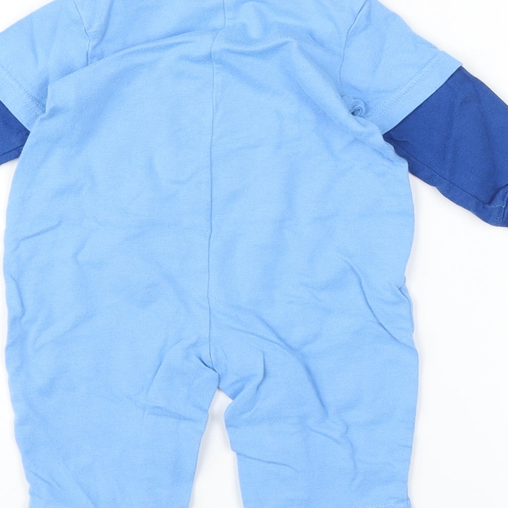 Little Wonders Baby Blue   Babygrow One-Piece Size 3-6 Months