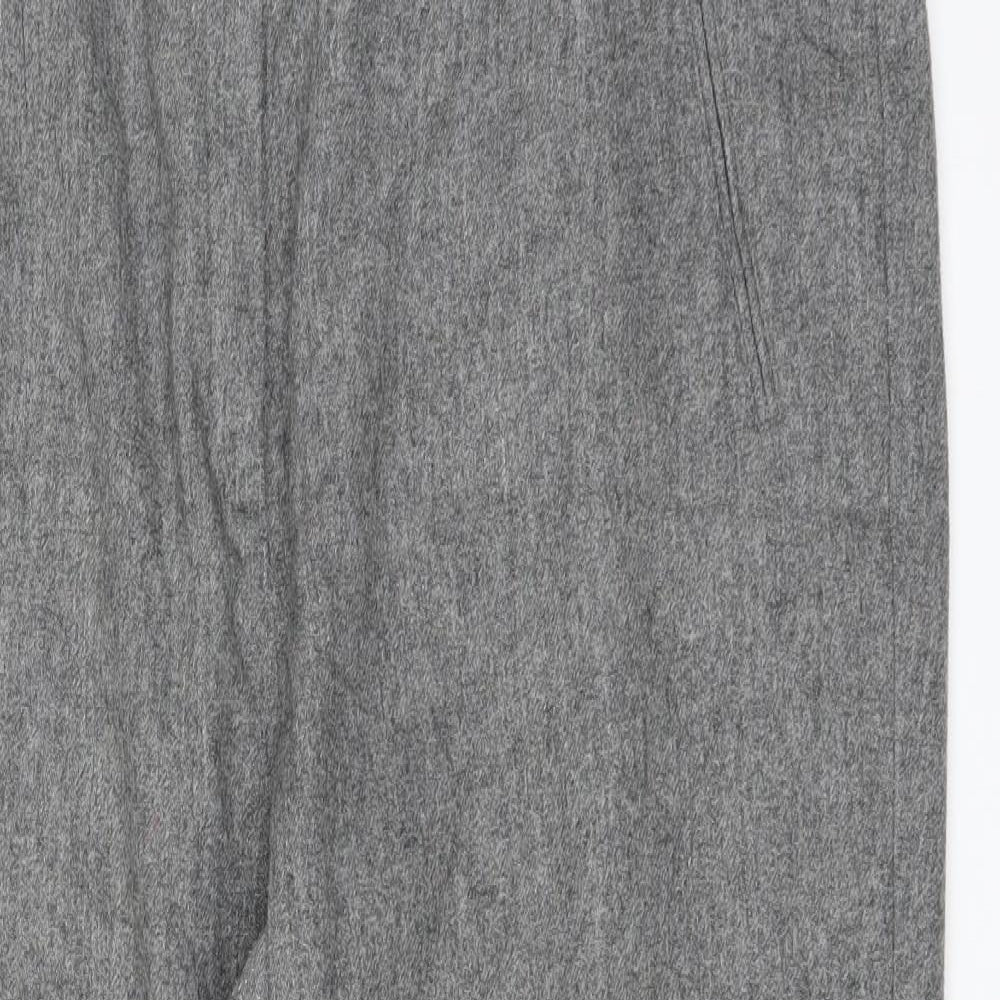 Marks and Spencer Womens Grey   Trousers  Size 20 L27 in - Zipped pockets