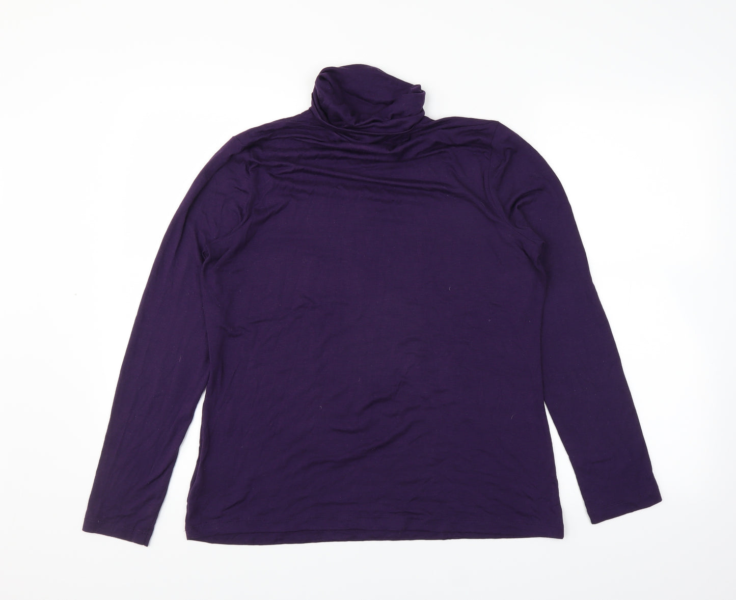 ESMARA Womens Purple   Basic T-Shirt Size L