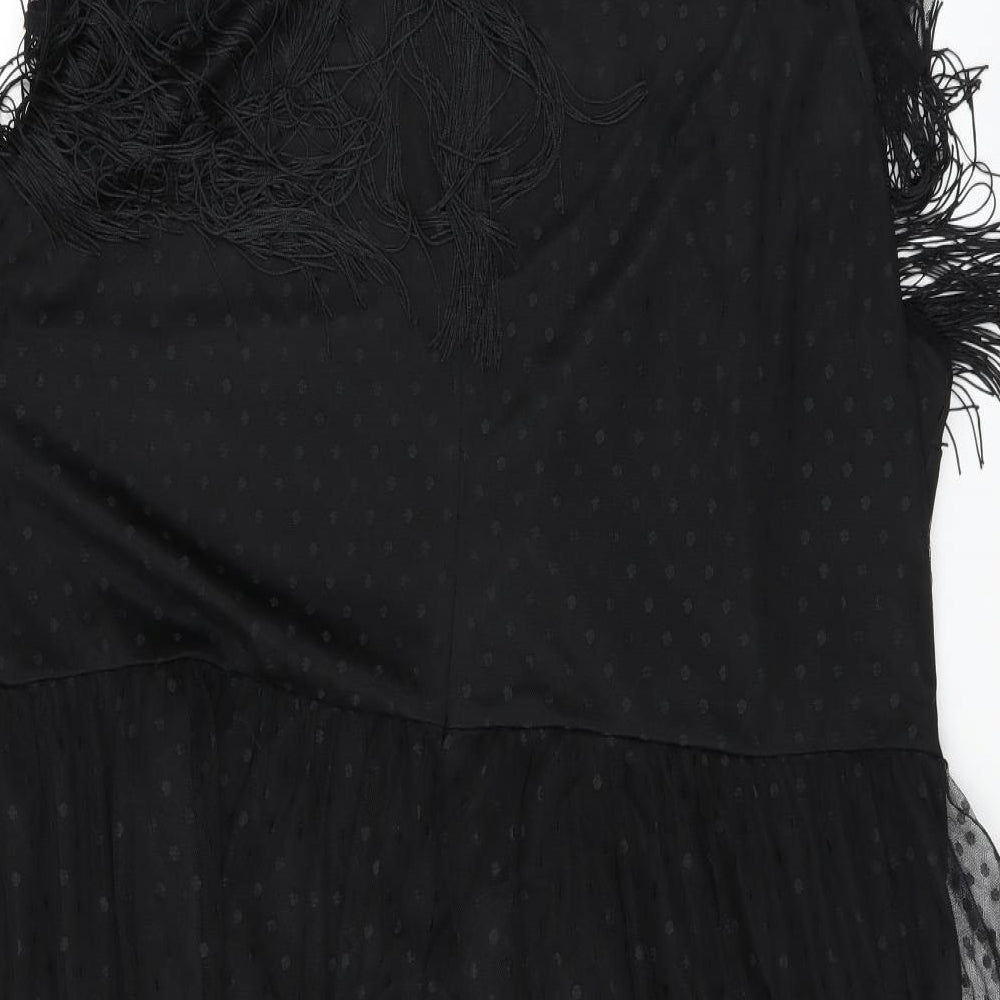 Simply Be Womens Black   A-Line  Size 28