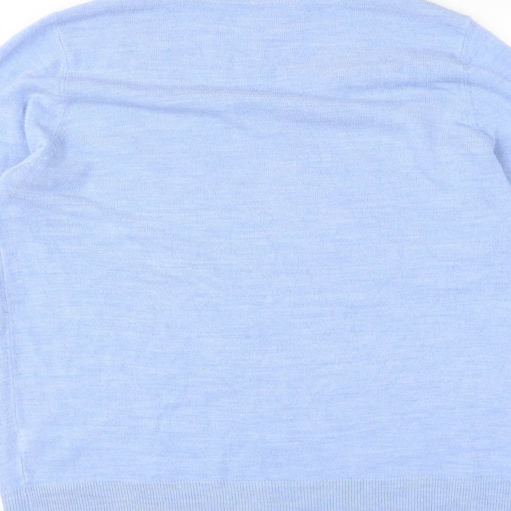 BHS Womens Blue  Knit Pullover Jumper Size 16