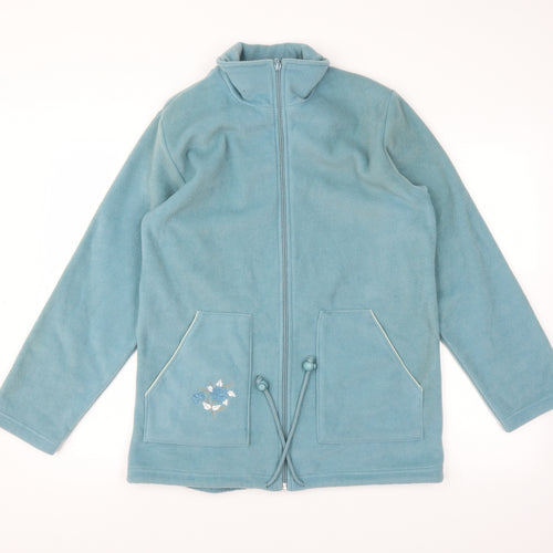 Daxon Womens Blue   Full Zip Jumper Size 14