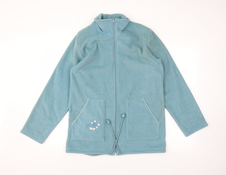 Daxon Womens Blue   Full Zip Jumper Size 14