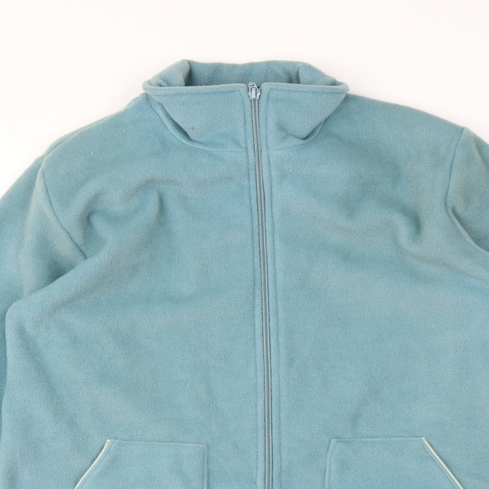Daxon Womens Blue   Full Zip Jumper Size 14