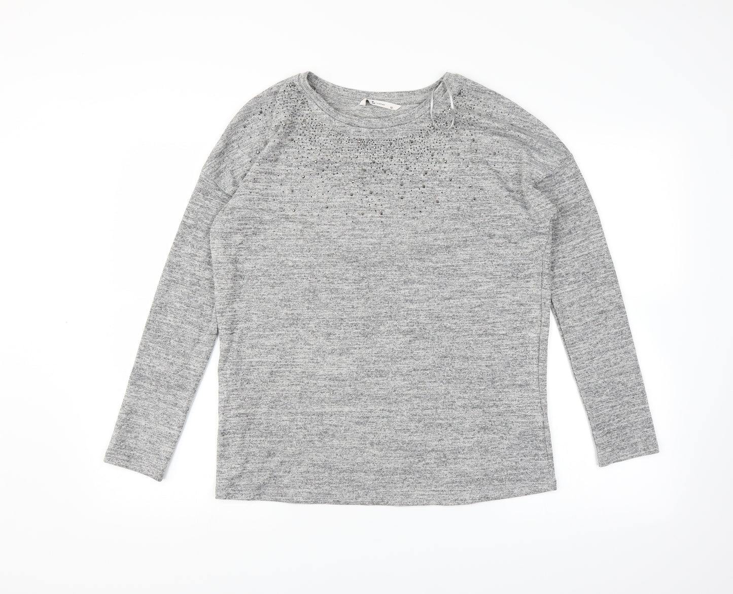 TU Womens Grey   Pullover Jumper Size 10