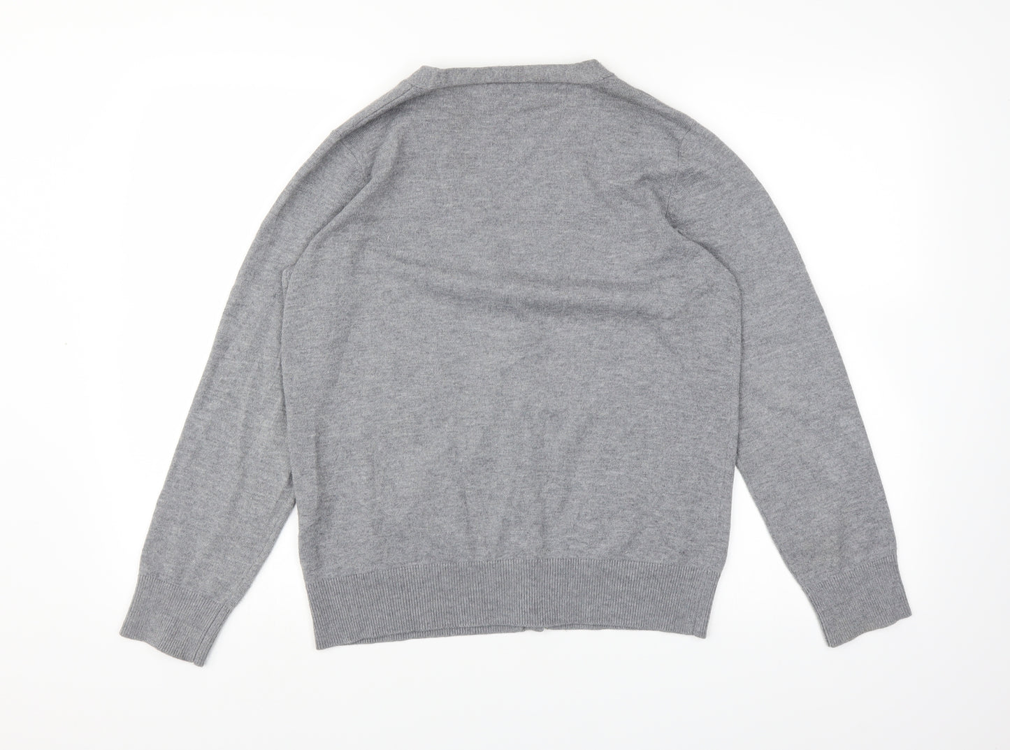 Charmance Womens Grey  Knit Cardigan Jumper Size 14