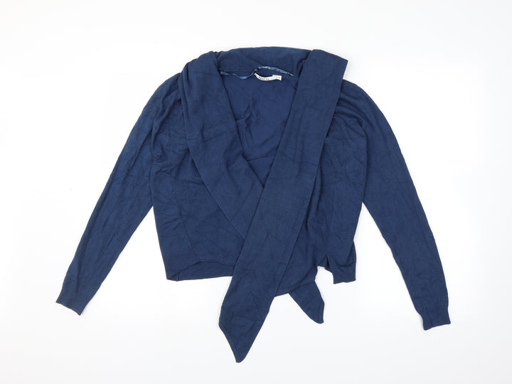 M&Co Womens Blue   Cardigan Jumper Size S
