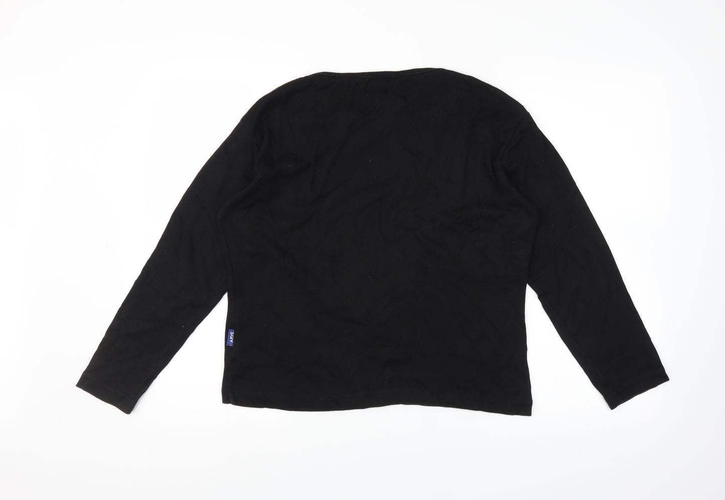 Style Quality Value Womens Black   Basic T-Shirt Size 18
