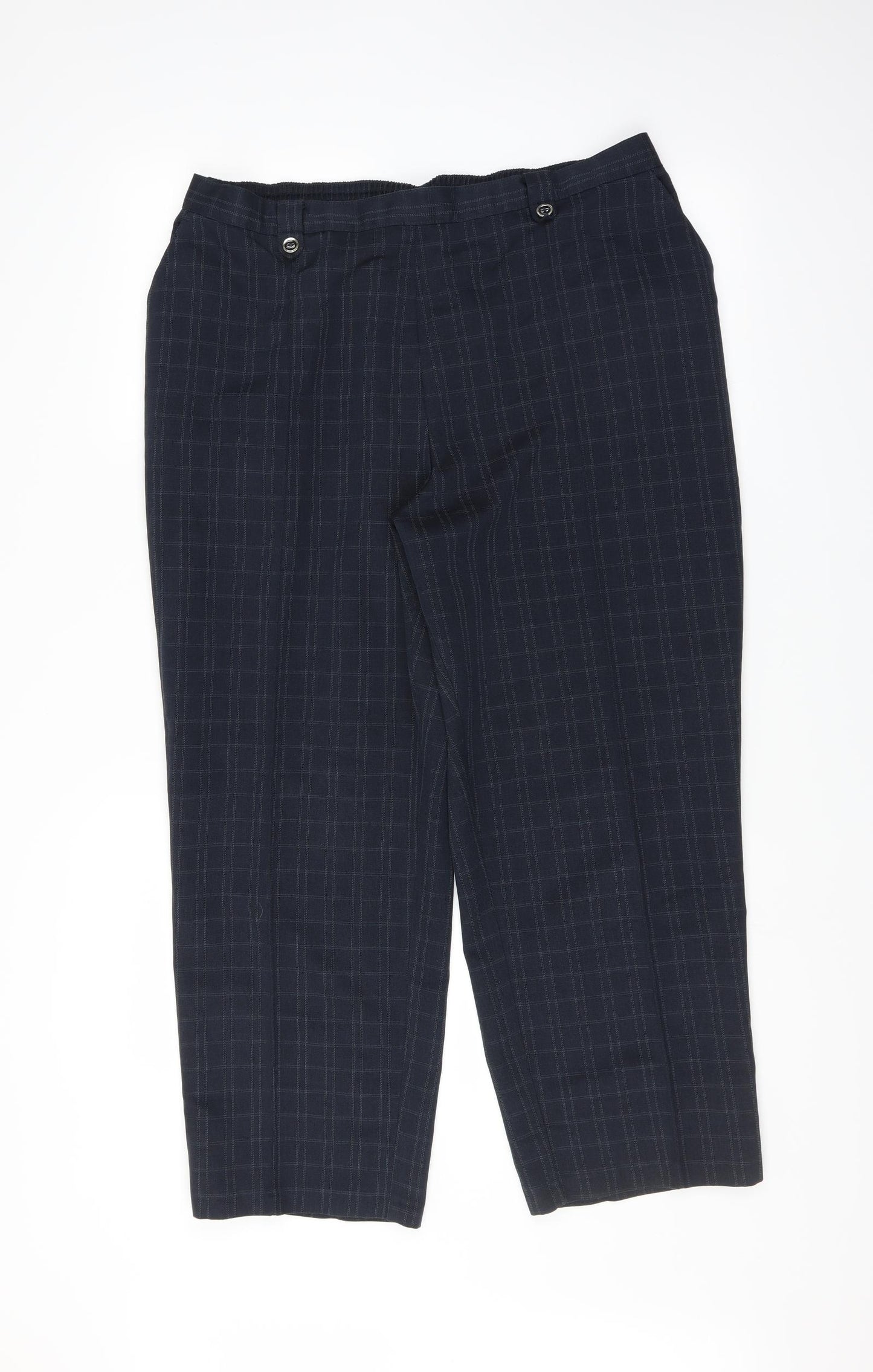 Marks and Spencer Womens Blue   Dress Pants Trousers Size 20 L27 in