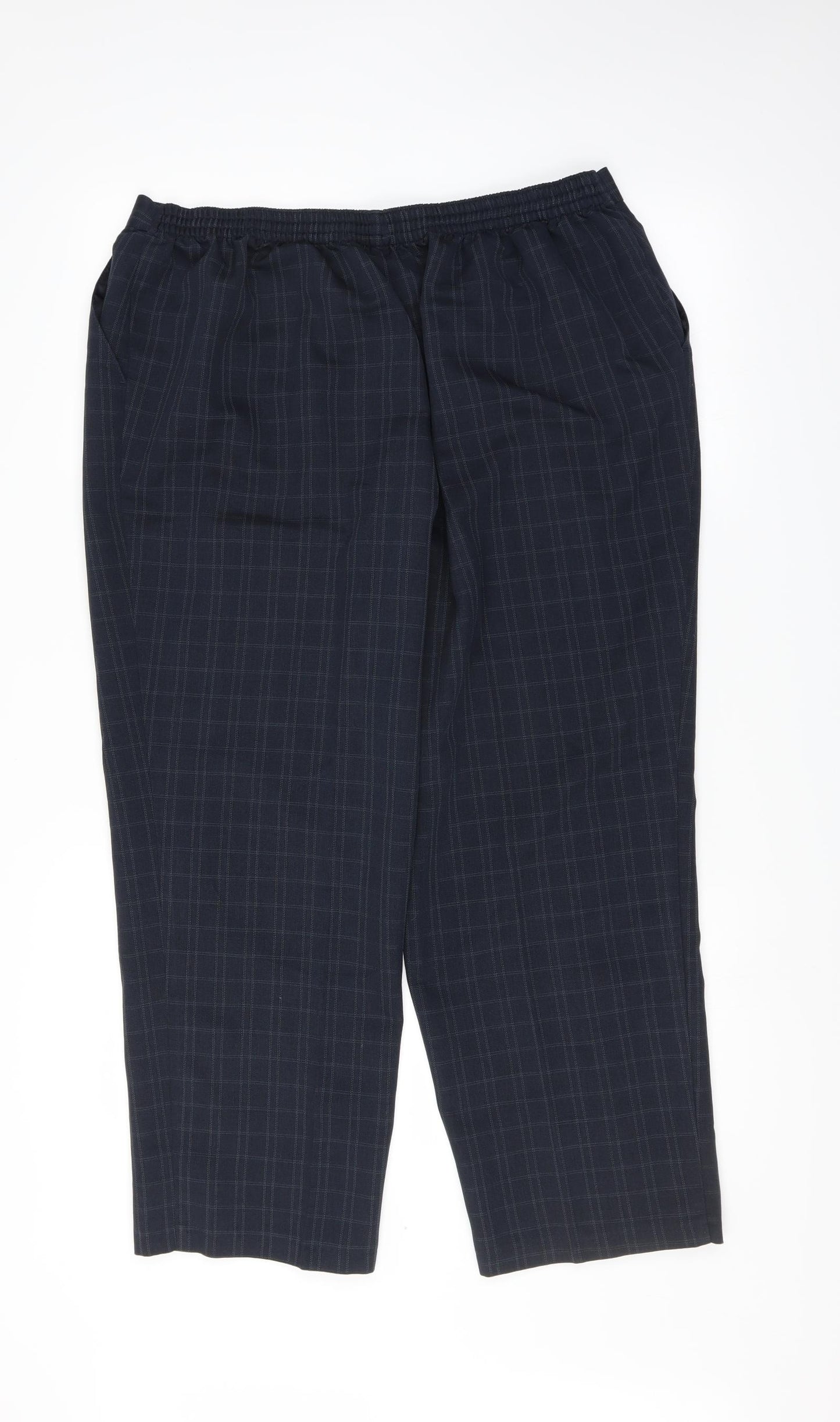 Marks and Spencer Womens Blue   Dress Pants Trousers Size 20 L27 in