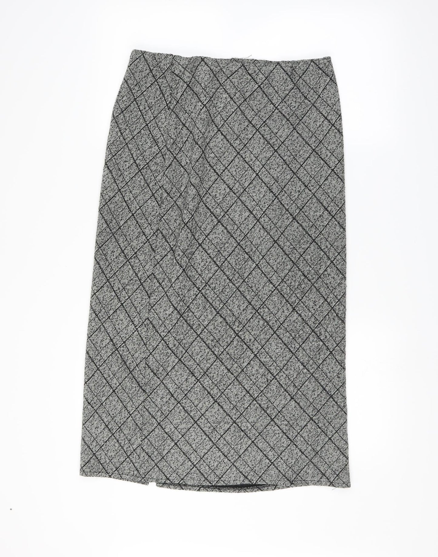 Preworn Womens Grey   A-Line Skirt Size 16