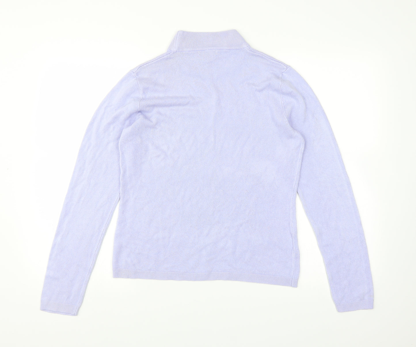 Papaya Womens Purple  Knit Pullover Jumper Size 14