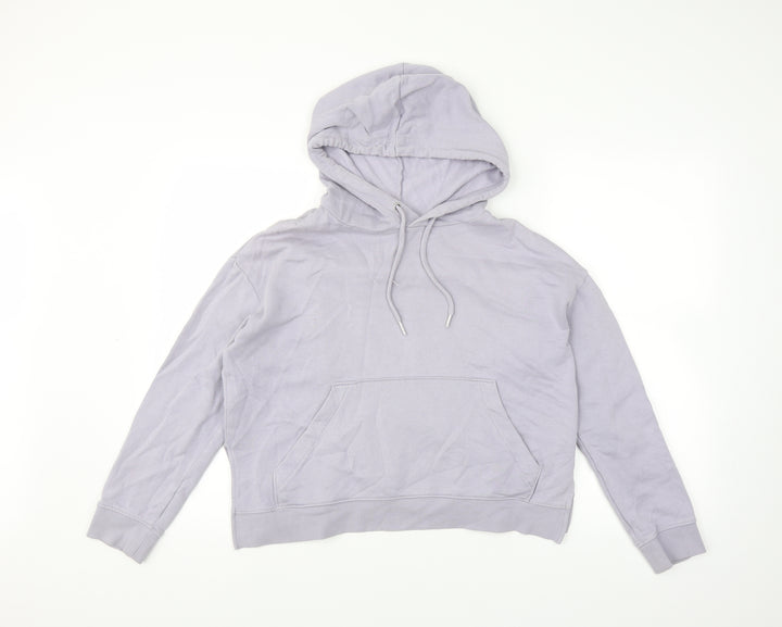 H&M Womens Purple Pullover Hoodie Size M