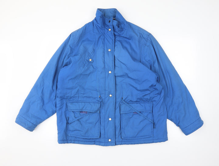 Littlewoods Womens Blue   Pea Coat Coat Size 18