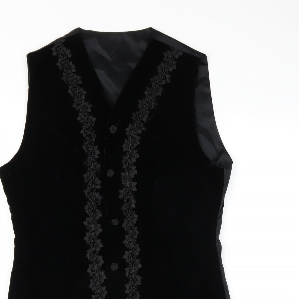 Marks and Spencer Womens Black   Jacket Waistcoat Size 12