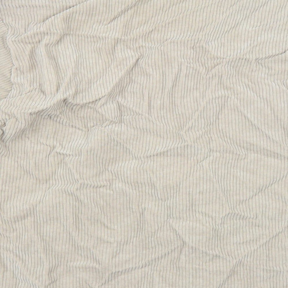 Nasty Gal Womens Beige  Corduroy Jacket  Size 14