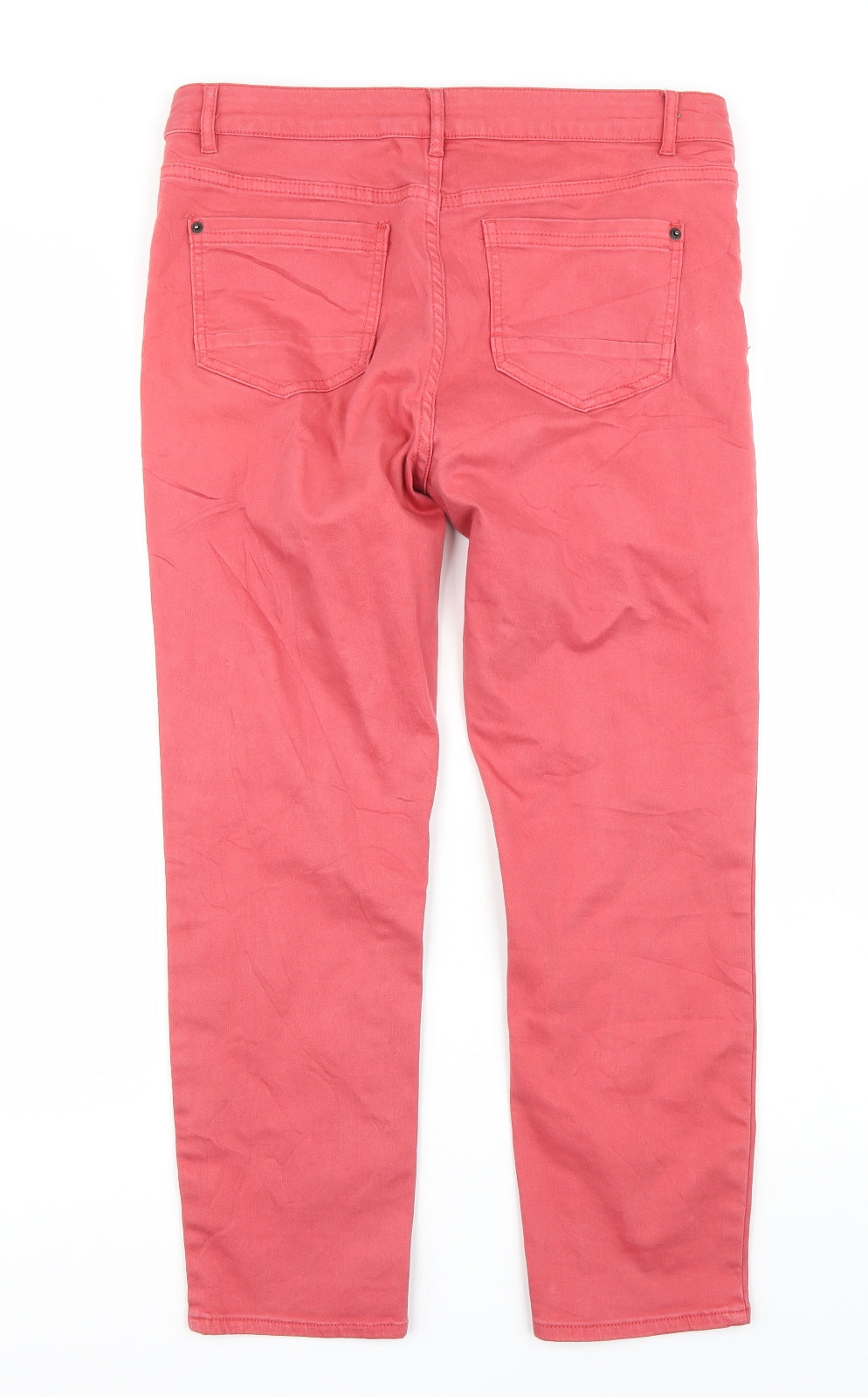 White Stuff Womens Red   Straight Jeans Size 14 L24 in - Cropped