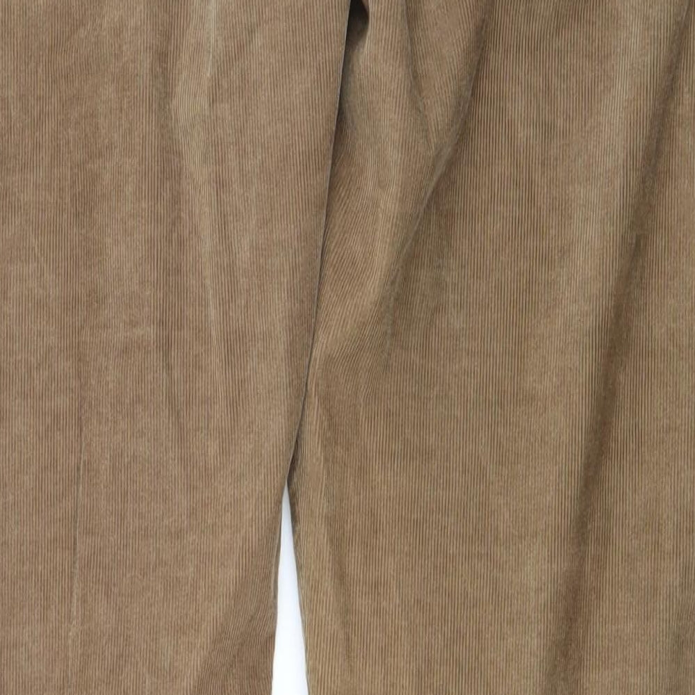 Denim & Co. Mens Brown  Corduroy Straight Jeans Size 30 in L32 in