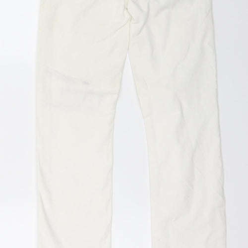 7 For All Mankind Womens White   Straight Jeans Size 28 in L31 in