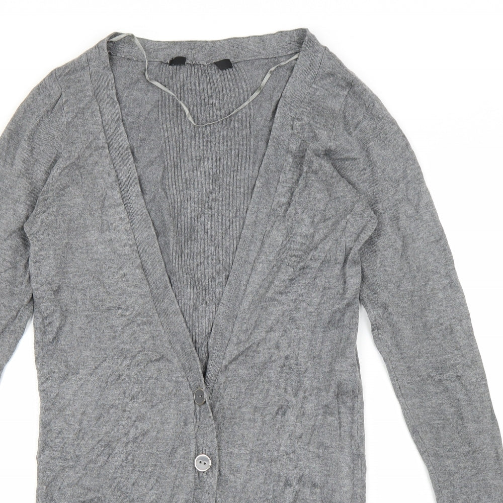 George Womens Grey   Cardigan Jumper Size 8