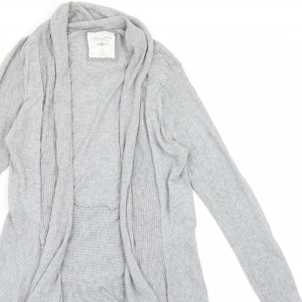 Primark Womens Grey   Cardigan Jumper Size 10