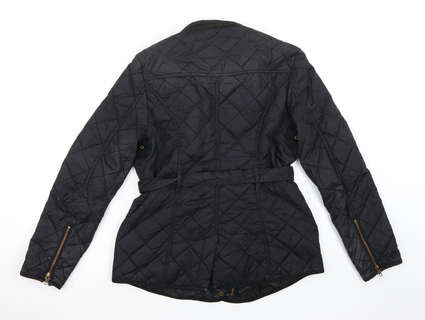 NEXT Womens Black   Quilted Coat Size 14
