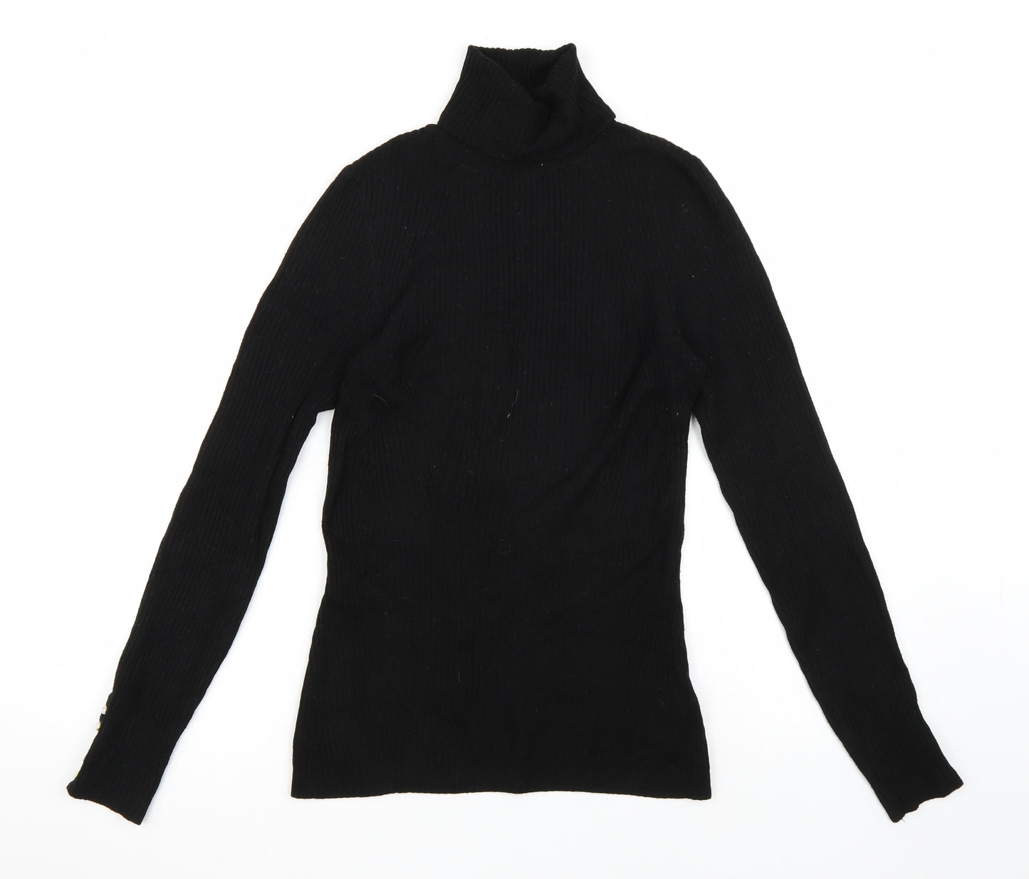 H&M Womens Black   Pullover Jumper Size S