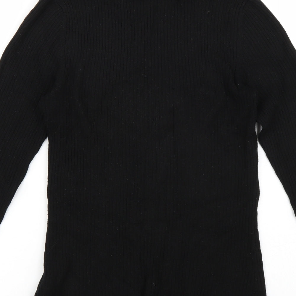 H&M Womens Black   Pullover Jumper Size S