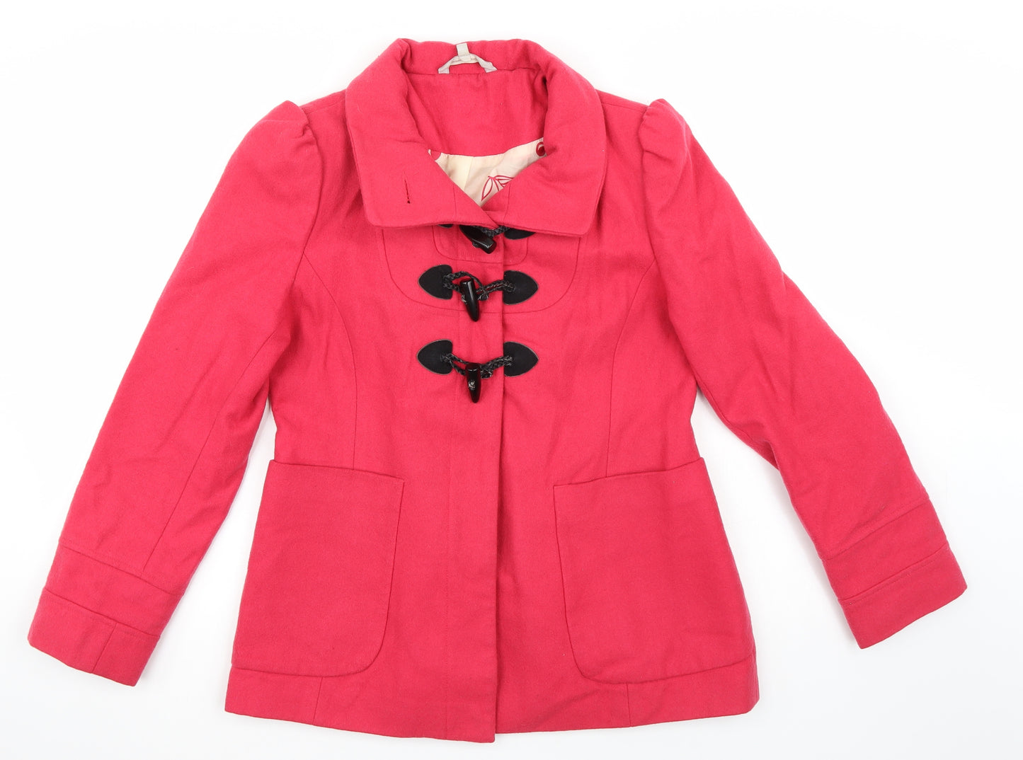 Red Herring Womens Pink   Pea Coat Coat Size 12