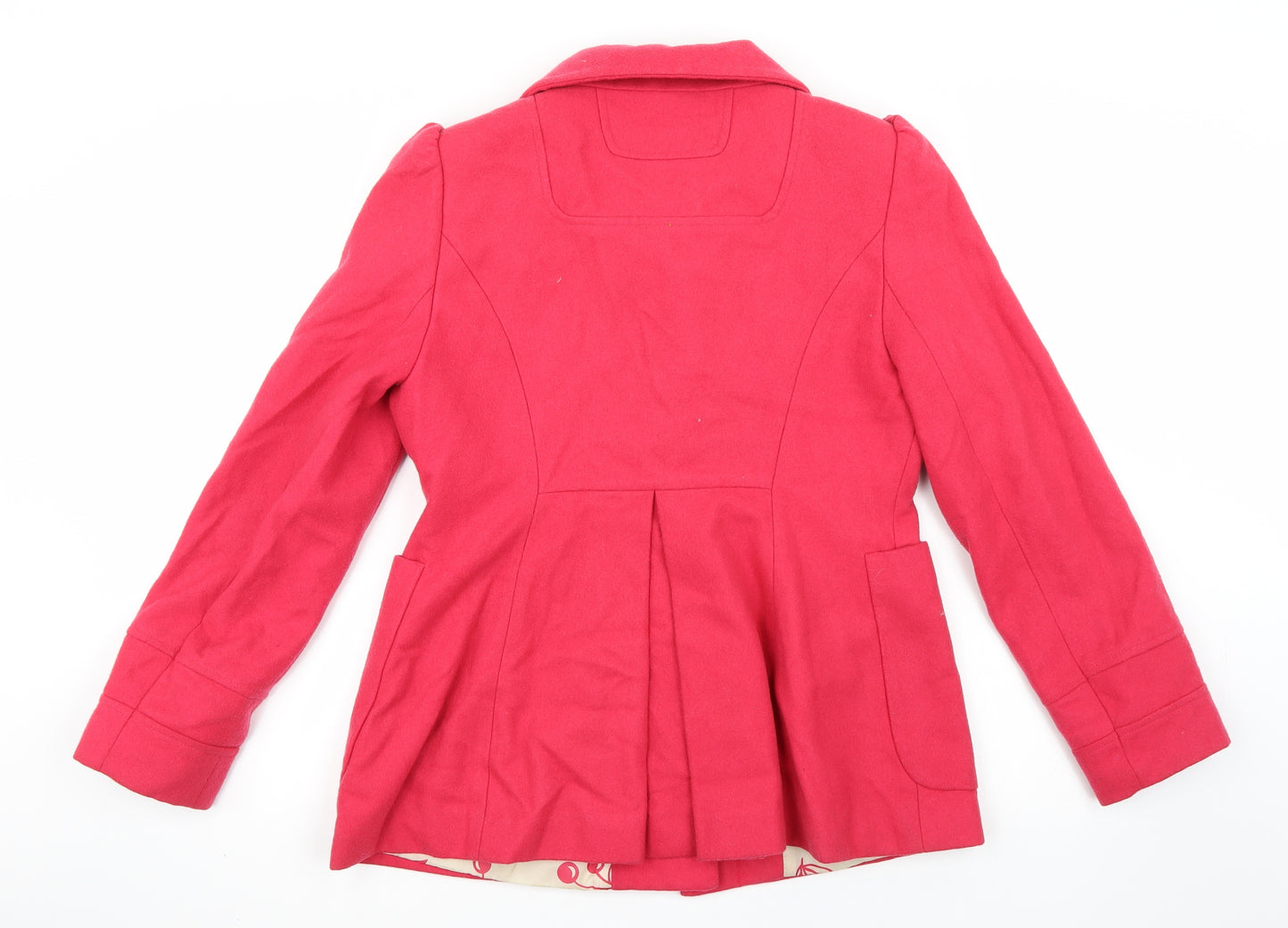 Red Herring Womens Pink   Pea Coat Coat Size 12