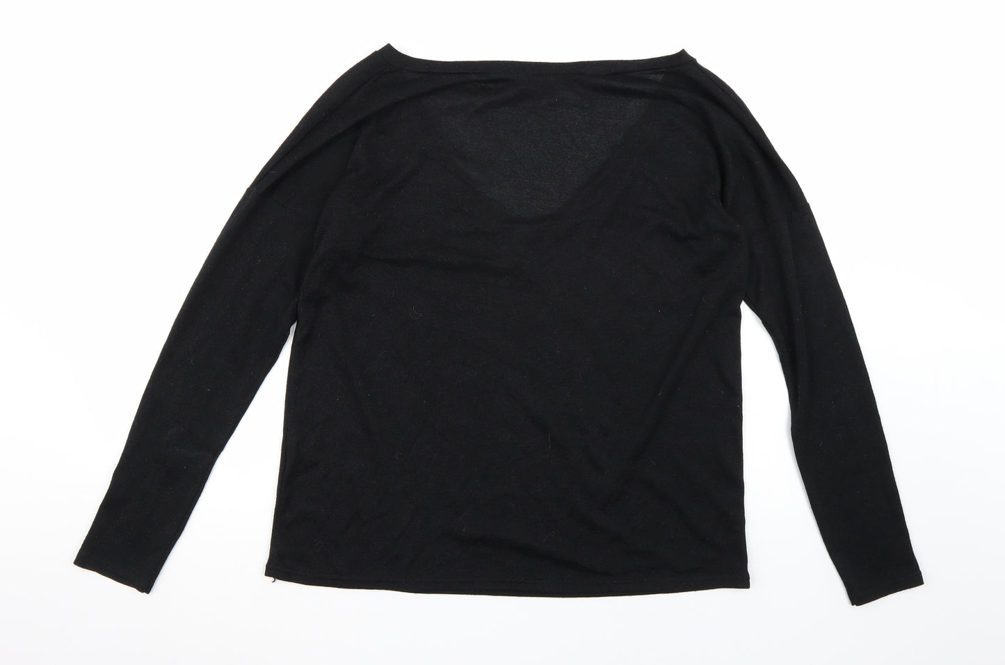 Boohoo Womens Black   Pullover Jumper Size 12