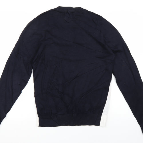 NEXT Mens Blue   Pullover Jumper Size S  - Grandpa Christmas