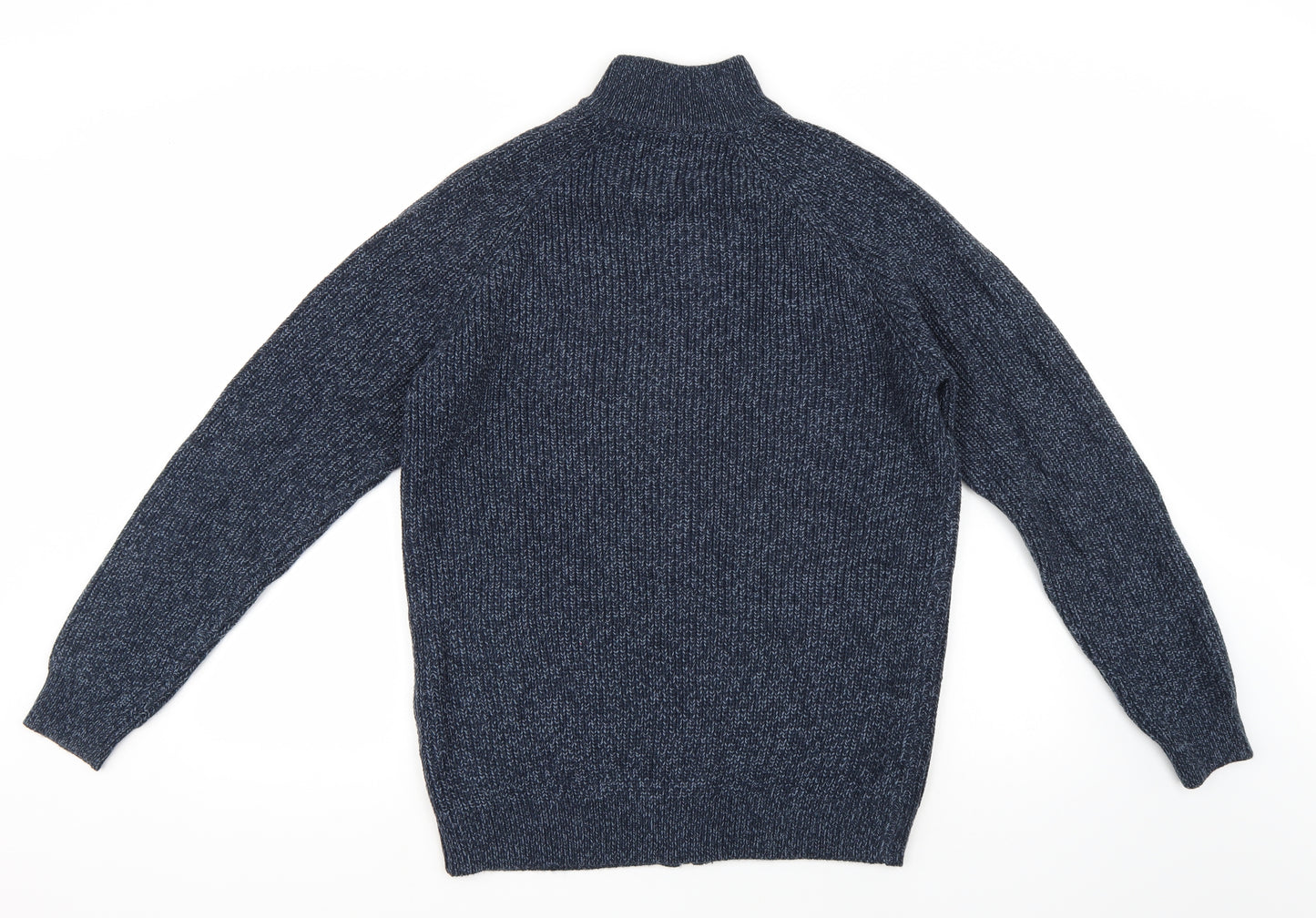 F&F Mens Blue   Cardigan Jumper Size L