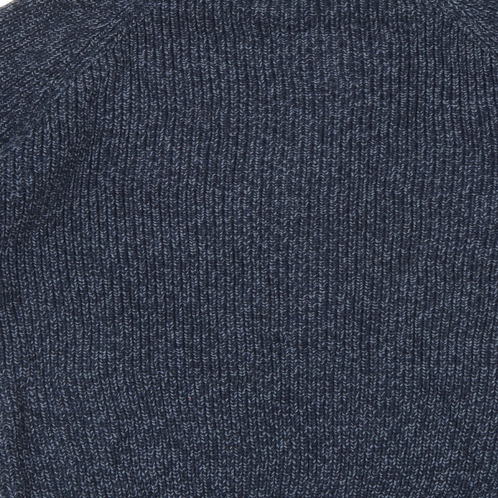 F&F Mens Blue   Cardigan Jumper Size L