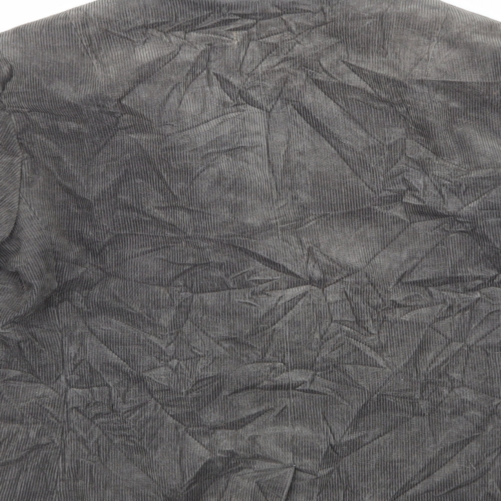 Joules Womens Grey  Corduroy Jacket Blazer Size 12