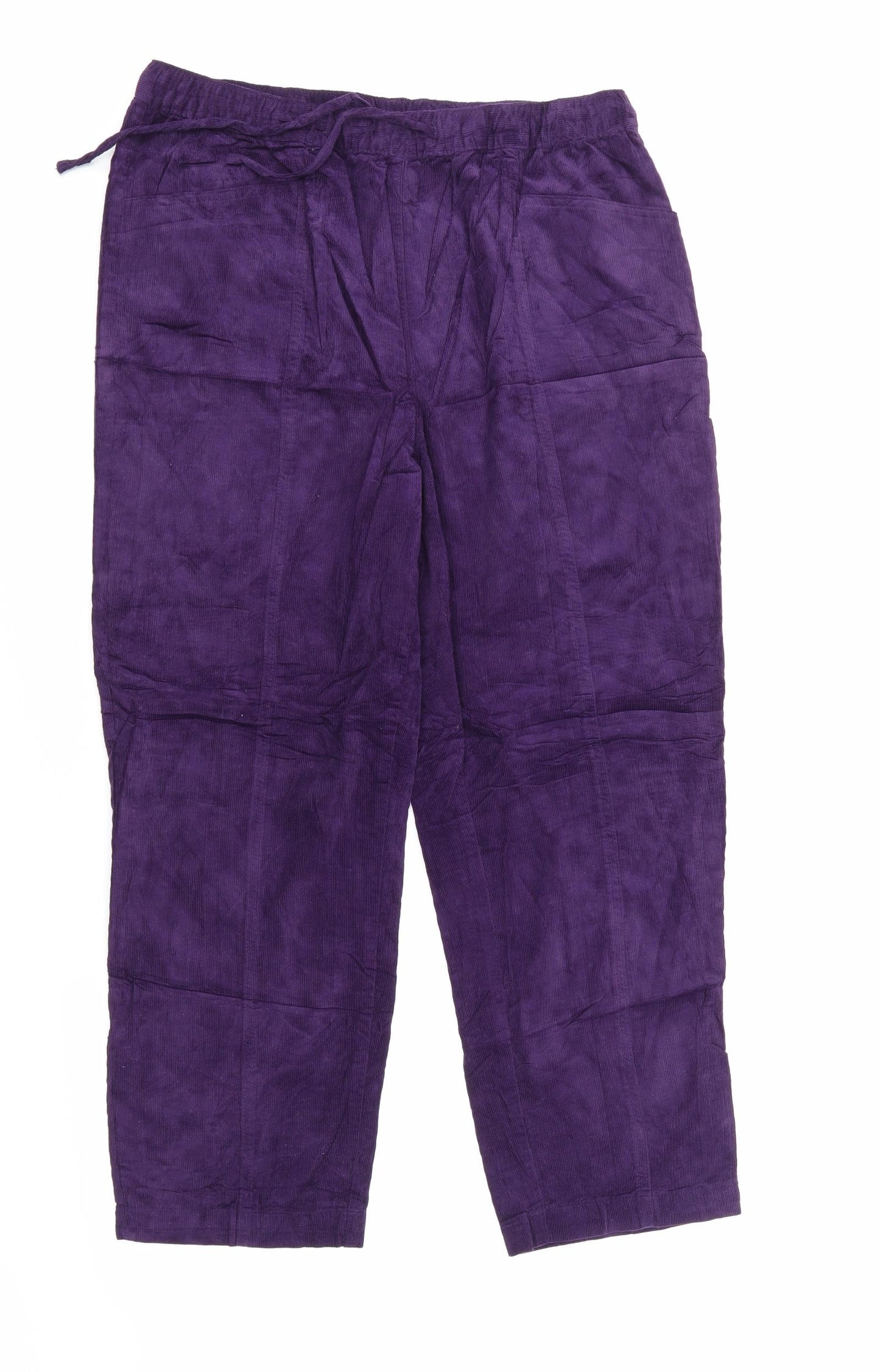 Edinburgh Woolen Mill  Womens Purple  Corduroy Bootcut Jeans  L27 in