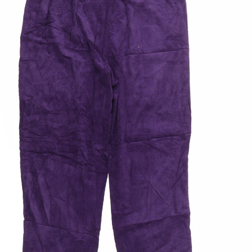 Edinburgh Woolen Mill  Womens Purple  Corduroy Bootcut Jeans  L27 in