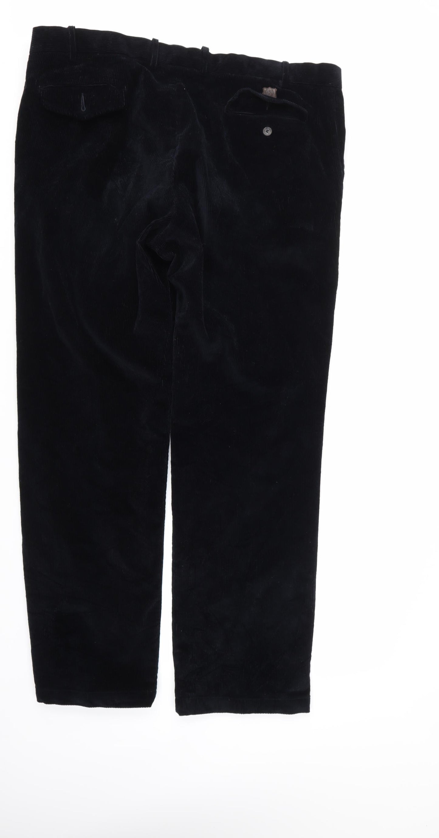 Blue Harbour Mens Blue  Corduroy Straight Jeans Size 40 L33 in