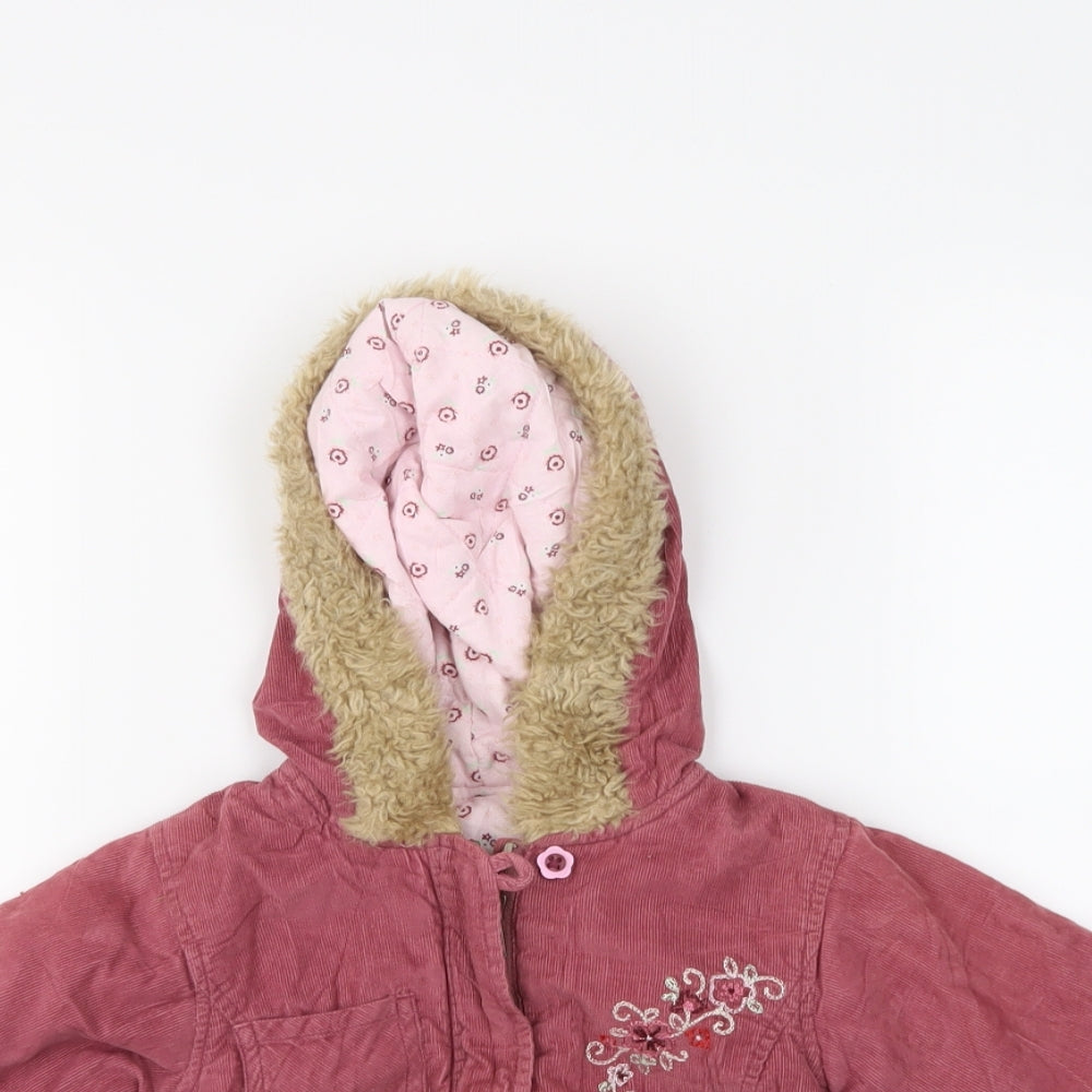 George  Purple   Parka Coat Size 12-18 Months